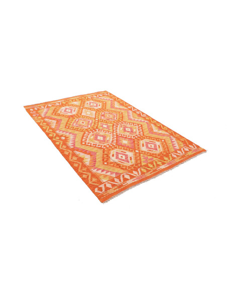 Kilim 129x177 Cm Kilim Afghanistan Hand-carded Wool