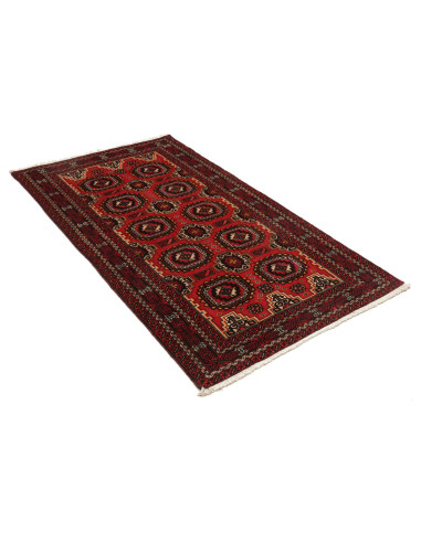 Baluch 103x194 Cm Baluch, Persia, Hand-carded Wool warp: