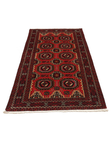 Baluch 103x194 Cm Baluch, Persia, Hand-carded Wool warp: