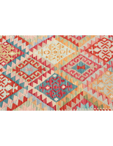 Kilim 99x155 Cm Kilim, Afghanistan, Hand-carded Wool (warp: