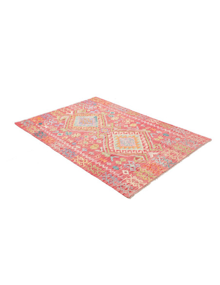 Kilim 125x181 Cm Kilim Afghanistan Lana Cardata A Mano