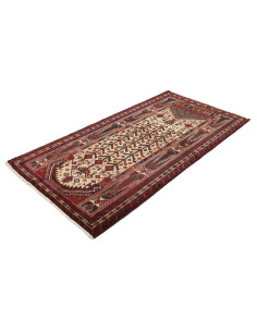 Baluch 108x205 Cm Baluch, Persia, Hand-carded Wool warp: 2