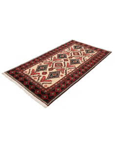 Baluch 110x200 Cm Baluch, Persia, Hand-carded Wool warp: 2