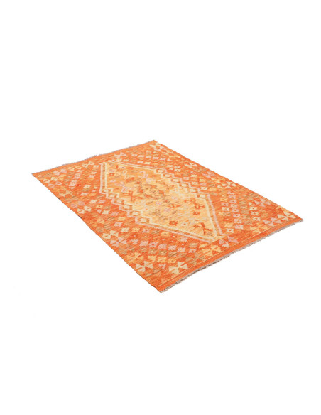 Kilim 104x148 Cm Kilim, Afghanistan, Hand-carded Wool (warp: