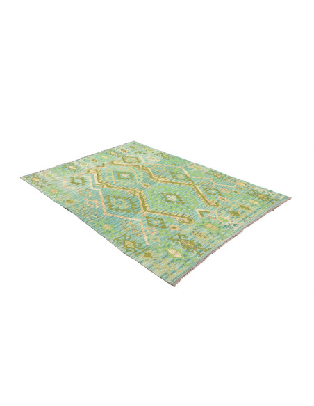 Kilim 137x178 Cm Kilim, Afghanistan, Hand-carded Wool (warp: