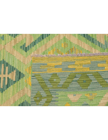 Kilim 102x149 Cm Kilim Afgano Lana Cardata A Mano Ordito