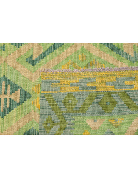 Kilim 102x149 Cm Afghan Kilim Hand-carded Wool Cotton Warp