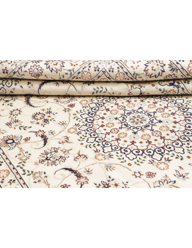 Nain 9la 210x307 Cm Nain 9la, Persia, Lana Cardata A Mano E