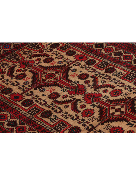 Baluch 96x181 Cm Baluch, Persia, Hand-carded Wool warp: