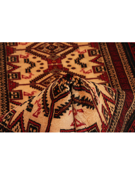 Baluch 100x208 Cm Baluch Persia Hand-carded Wool