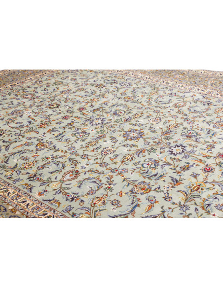 Kashan 272x388 Cm Kashan, Persia, Lana Cardata A Mano