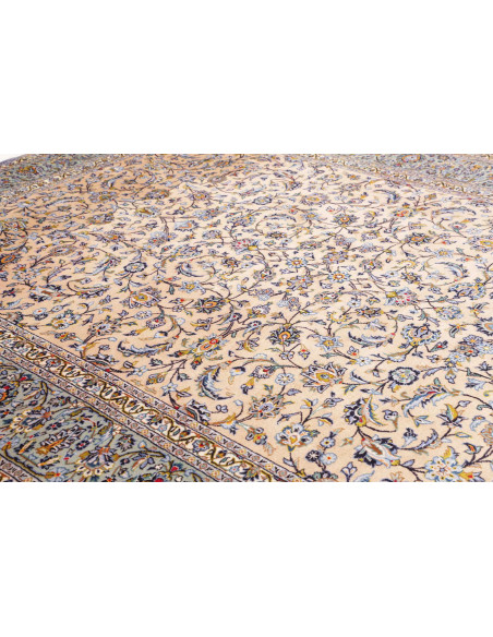 Kashan 246x350 Cm Kashan, Persia, Hand-carded Wool (warp:
