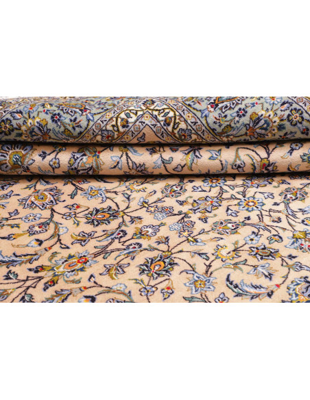 Kashan 246x350 Cm Kashan, Persia, Hand-carded Wool (warp: