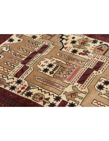 Baluch 92x200 Cm Baluch, Persia, Hand-carded Wool, Cotton,