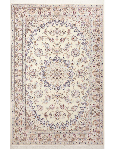 Nain 9la 134x202 Cm Nain 9la, Persia, Hand-carded Wool And