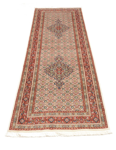 Moud 76x235 Cm Moud, Persia, Hand-carded Wool warp: