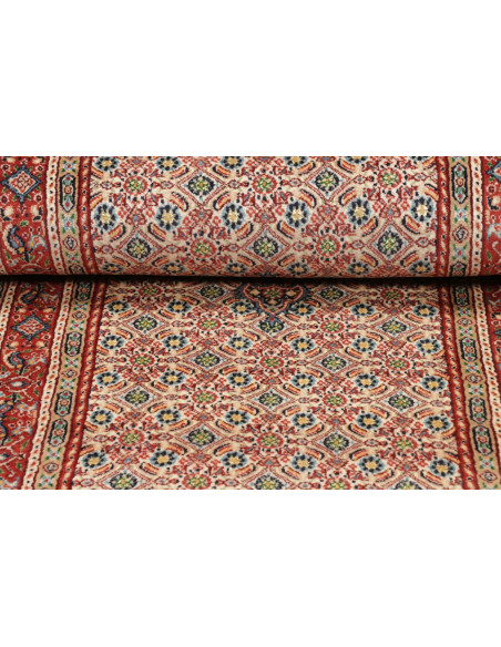 Moud 76x235 Cm Moud, Persia, Hand-carded Wool warp: