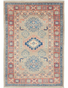 Tappeto Kazak Afghanistan marrone beige 82x116