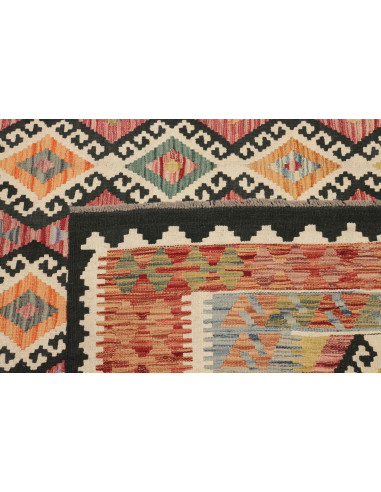 Kilim 204x302 Cm Kilim, Afghanistan, Hand-carded Wool warp: