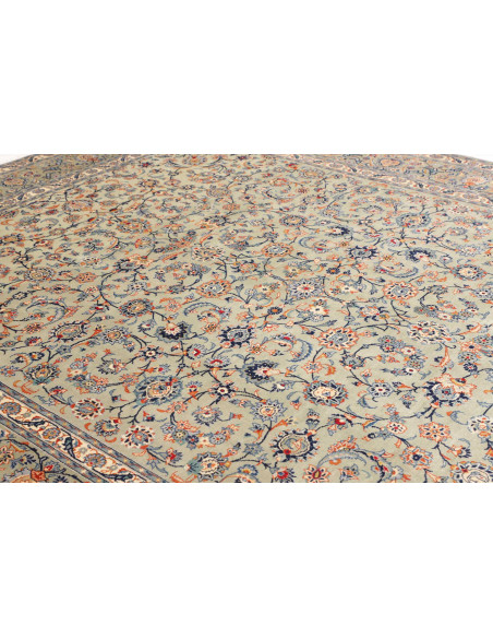 Kashan 275x385 Cm Kashan, Persia, Hand-carded Wool (warp: