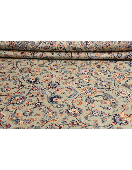 Kashan 275x385 Cm Kashan, Persia, Hand-carded Wool (warp: