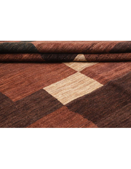 Gabbeh Fine 210x247 Cm Gabbeh Fine, Persia, Hand-carded Wool