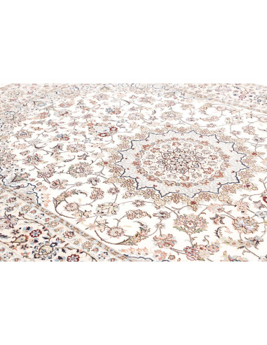 Nain 9la 208x318 Cm Nain 9la Persia, Lana Cardata A Mano E