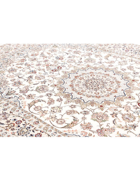 Nain 9la 208x318 Cm Nain 9la Persia, Lana Cardata A Mano E