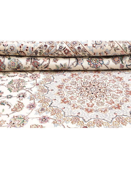 Nain 9la 208x308 Cm Nain 9la, Persia, Lana Cardata A Mano E