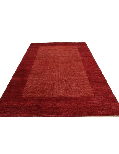 Shayan Pakistan Plain Red Burgundy 201x296 Cm