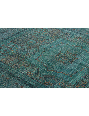 Rug Mamlouk Pakistan 148x189 Turquoise Petrol B