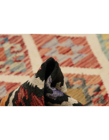 Kilim 203x298 Cm Kilim, Afghanistan, Hand-carded Wool warp: