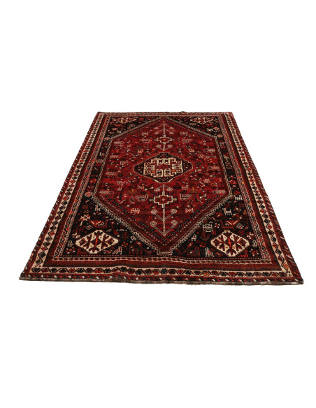 Shiraz 168x260 Cm Shiraz, Persia, Lana Cardata A Mano,