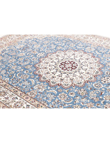Nain 9la 210x306 Cm Nain 9la, Persia, Hand-carded Wool And