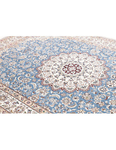 Nain 9la 210x306 Cm Nain 9la, Persia, Hand-carded Wool And