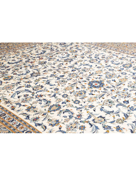 Kashan 306x430 Cm Kashan, Persia, Hand-carded Wool (warp: