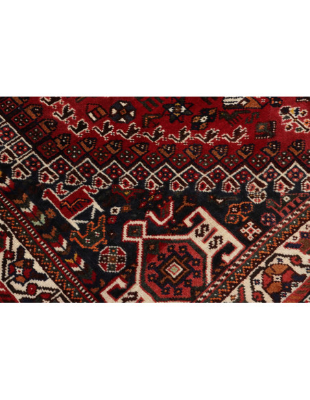 Shiraz 160x253 Cm Shiraz, Persia, Hand-carded Wool, Cotton