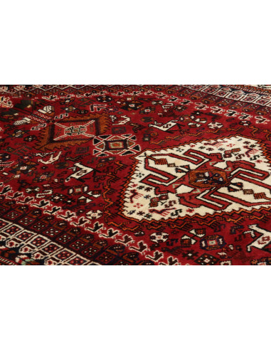Shiraz 160x253 Cm Shiraz, Persia, Lana Cardata A Mano,