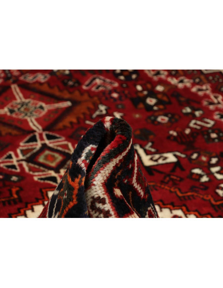 Shiraz 160x253 Cm Shiraz, Persia, Lana Cardata A Mano,