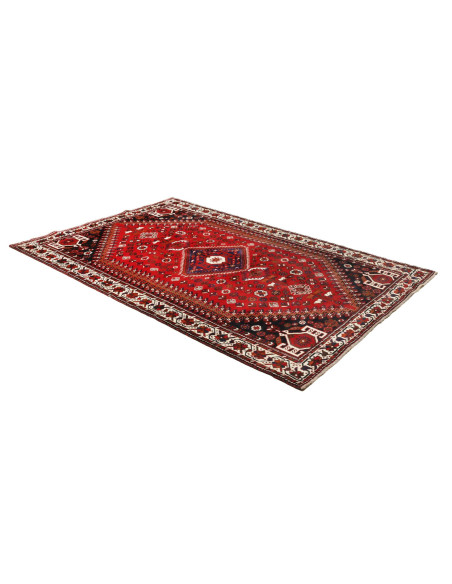 Shiraz 162x252 Cm Shiraz, Persia, Lana Cardata A Mano
