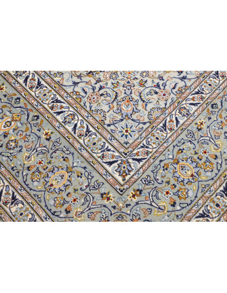 Kashan 300x410 Cm Kashan Persia Hand-carded Wool Cotton