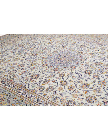 Kashan 300x410 Cm Kashan Persia Hand-carded Wool Cotton