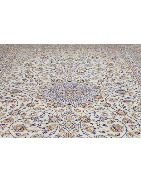 Kashan 300x410 Cm Kashan Persia Hand-carded Wool Cotton