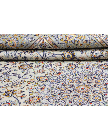 Kashan 300x410 Cm Kashan Persia Hand-carded Wool Cotton