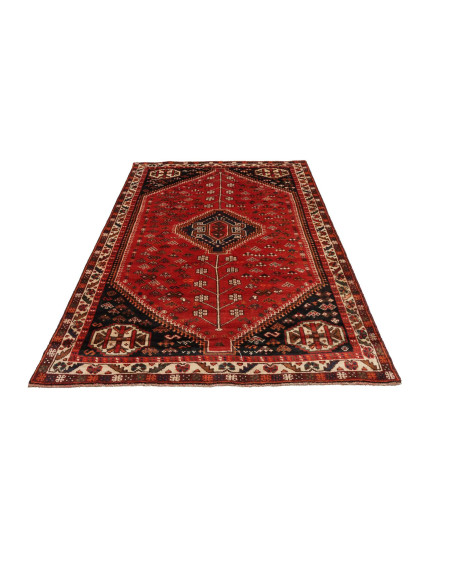 Shiraz 152x245 Cm Shiraz, Persia, Hand-carded Wool warp: