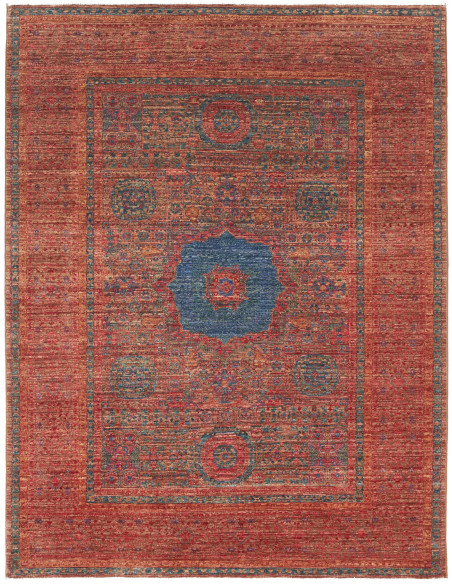 Rug Mamlouk Pakistan 147x194 Terracotta Rust Re