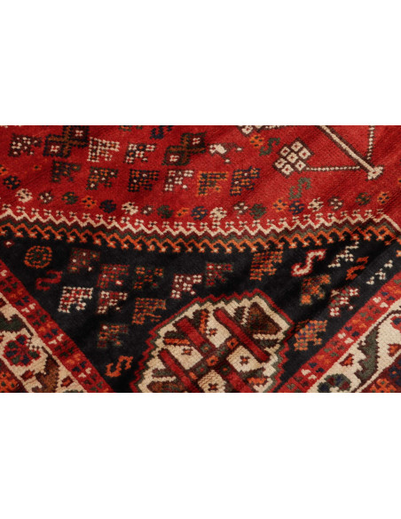 Shiraz 152x245 Cm Shiraz, Persia, Hand-carded Wool warp: