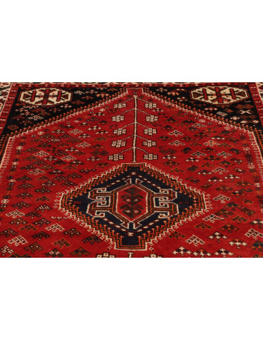 Shiraz 152x245 Cm Shiraz, Persia, Hand-carded Wool warp: