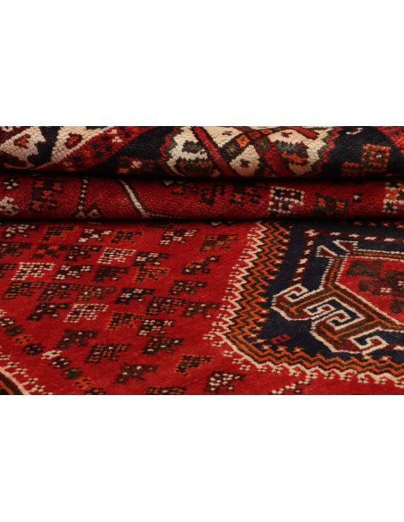 Shiraz 152x245 Cm Shiraz, Persia, Hand-carded Wool warp: