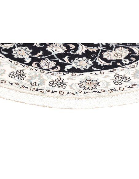 Nain Kashmar 140x140 Cm Nain Kashmar, Persia, Hand-carded